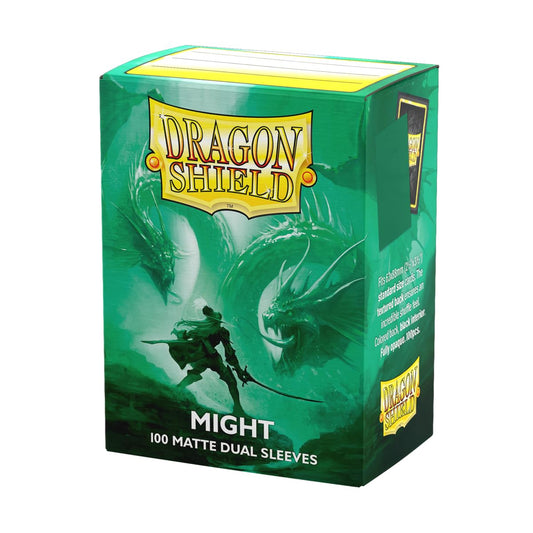 Dragon Shield Matte Dual sleeves 100ct front view protects cards during gameplay
