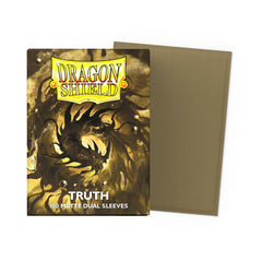 Dragon Shield matte dual standard sleeves pack back showing full opacity for tournament concealment.