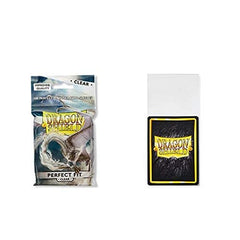 Dragon Shield Perfect Fit Clear Inner Sleeves in use with a standard card.