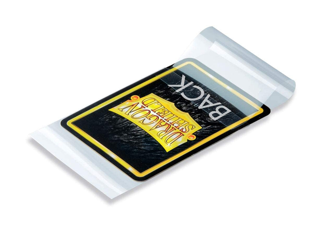 Dragon Shield sealable inner sleeve no-glue tuck-flap creates a clean sealed fit.