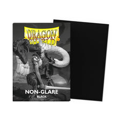 Dragon Shield matte sleeves 100ct spread display demonstrates smooth shuffle