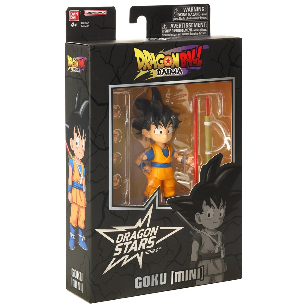 Dragon Stars Series Goku mini showcase-ready pose for photos