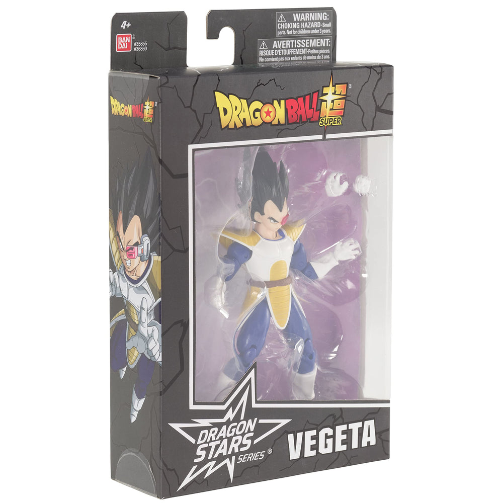 Poseable Vegeta figure supports dynamic Dragon Ball battles at home