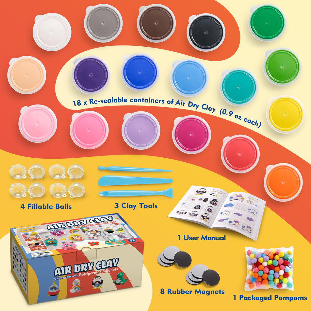 Drama Planet modeling clay colors container: bright hues ready for crafting.