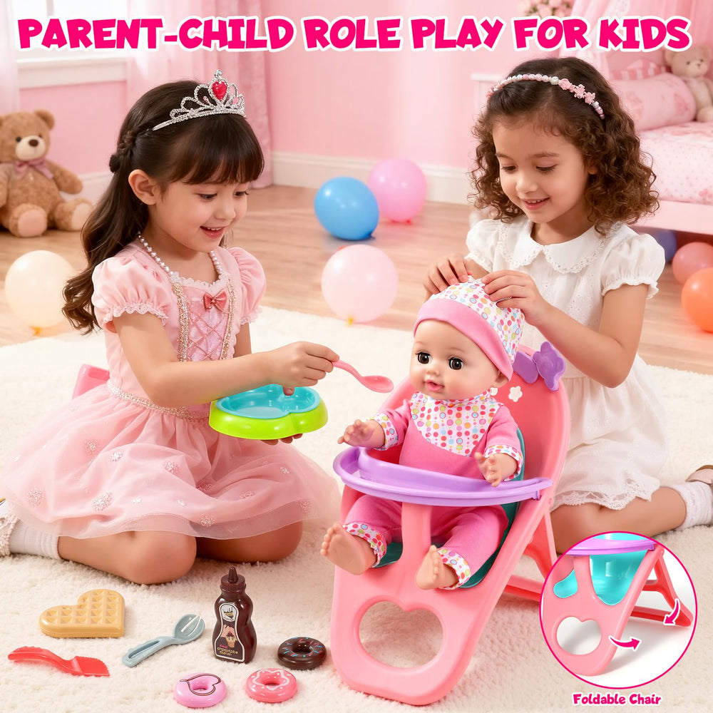 DRAMATION doll accessories set provides complete pretend play options.