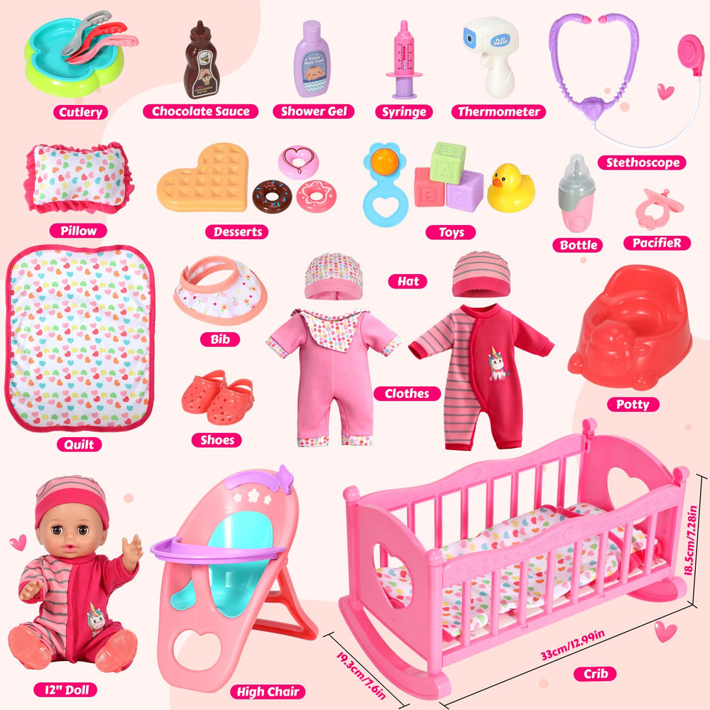 DRAMATION 12inch doll clothes and shoes expand styling options.