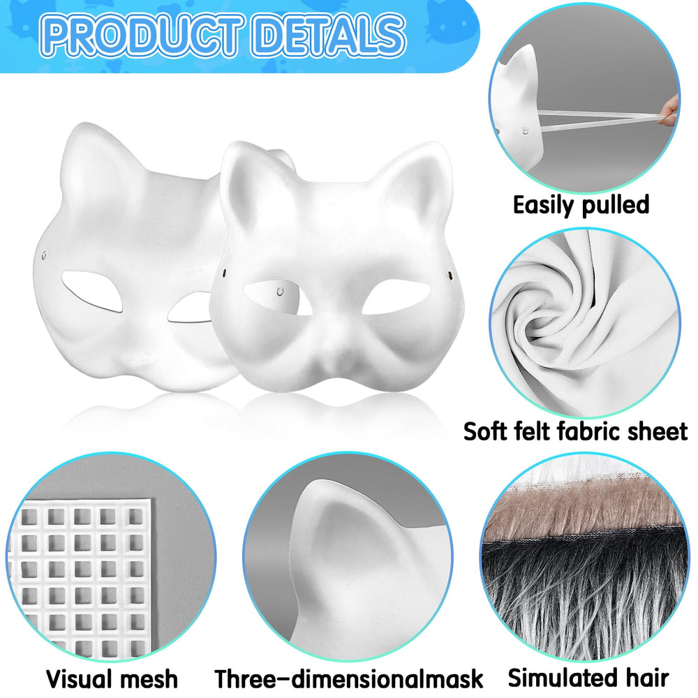 Draupnir Therian mask set includes fur pieces for textured, tactile details.