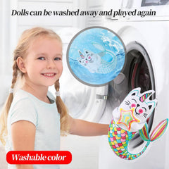DrawMyToy plush uses safe polyester cloth for kid-friendly play.