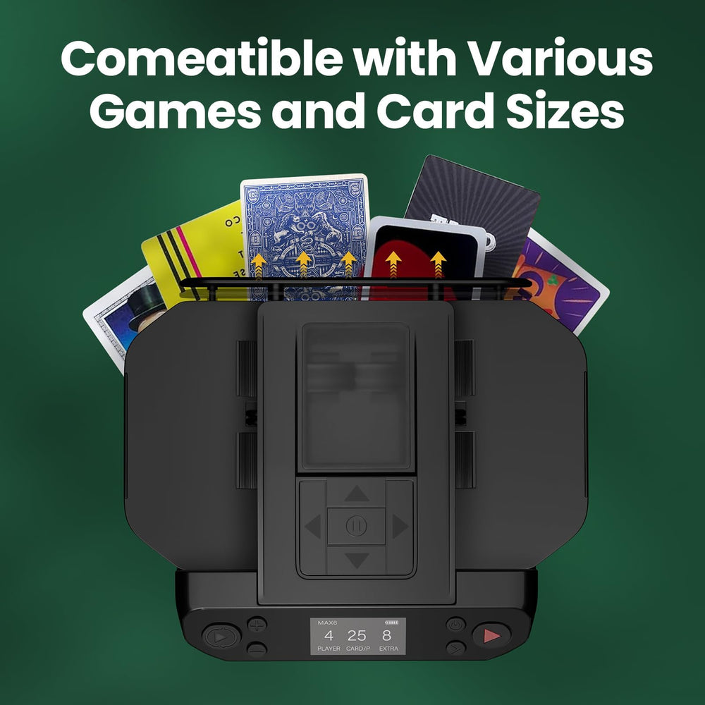 DrawPies rotatable 360-degree deal angle demonstrates flexible dealing for multiple players