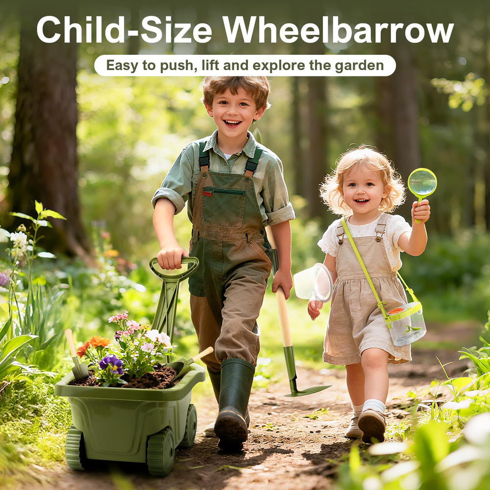 Dreamon butterfly net and gloves support gentle bug catching.