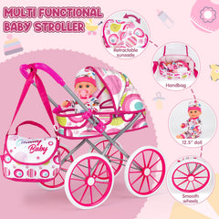 Dreamon handbag as changing station for doll diaper changes during play