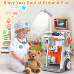 Dreamon dentist kit shows safe rounded edges and child-friendly construction.