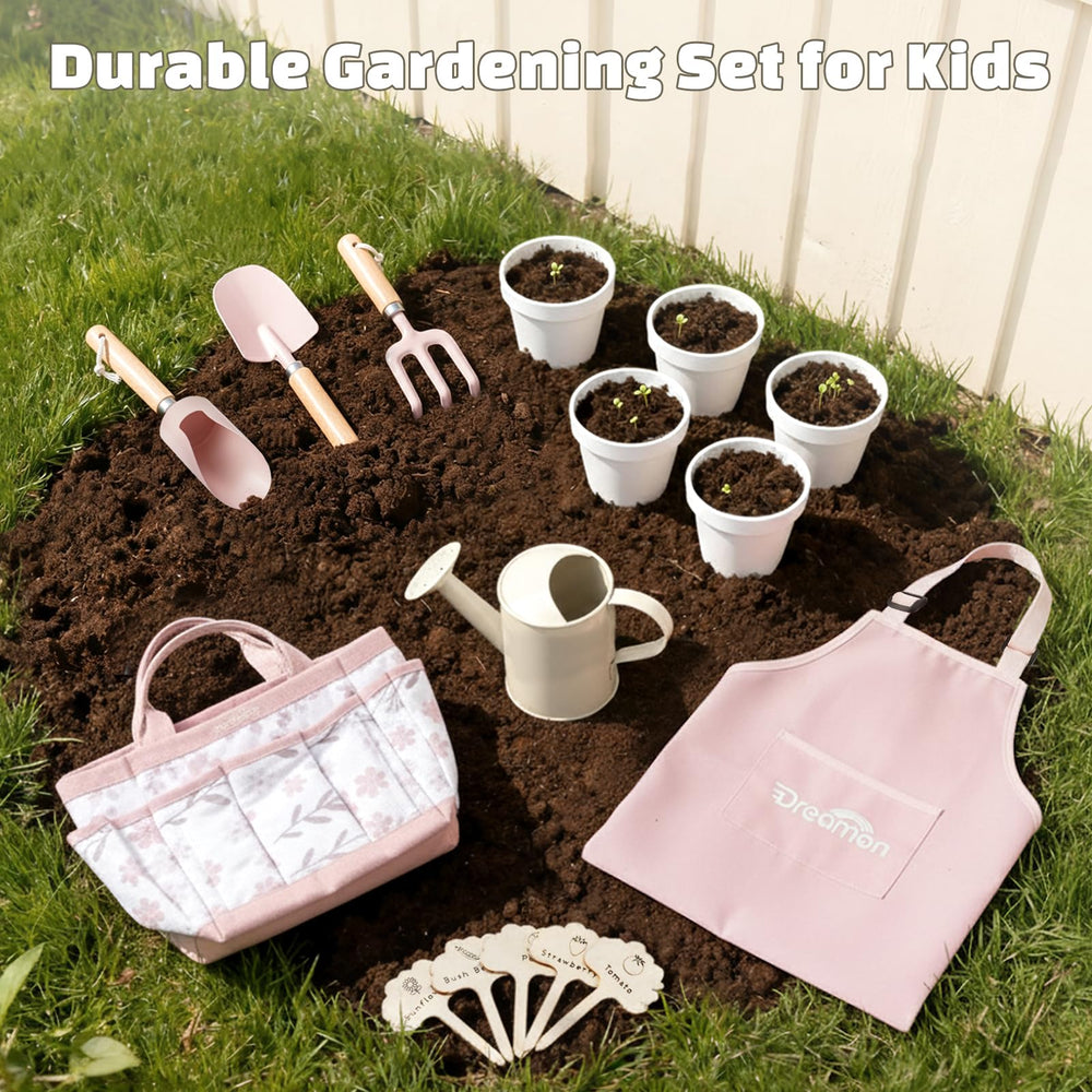 Dreamon pink transplanter aids gentle seedling placement for budding botanists.