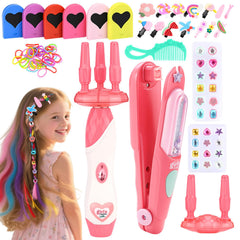 Dreamon hair styling kit with automatic braider for quick, stylish braids.