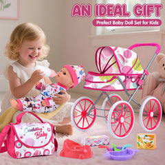 Dreamon storage bag and accessories organized for pretend play sessions