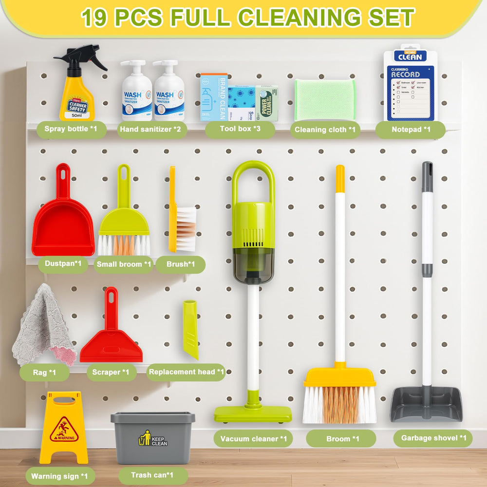 Dreamon Toddler Cleaning Set brush with soft bristles for gentle cleaning practice.