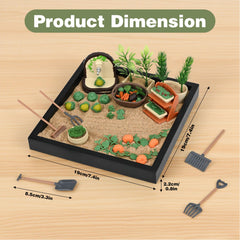 Dreamon Zen Sand Garden vegetable-accessories close-up with colorful veggies