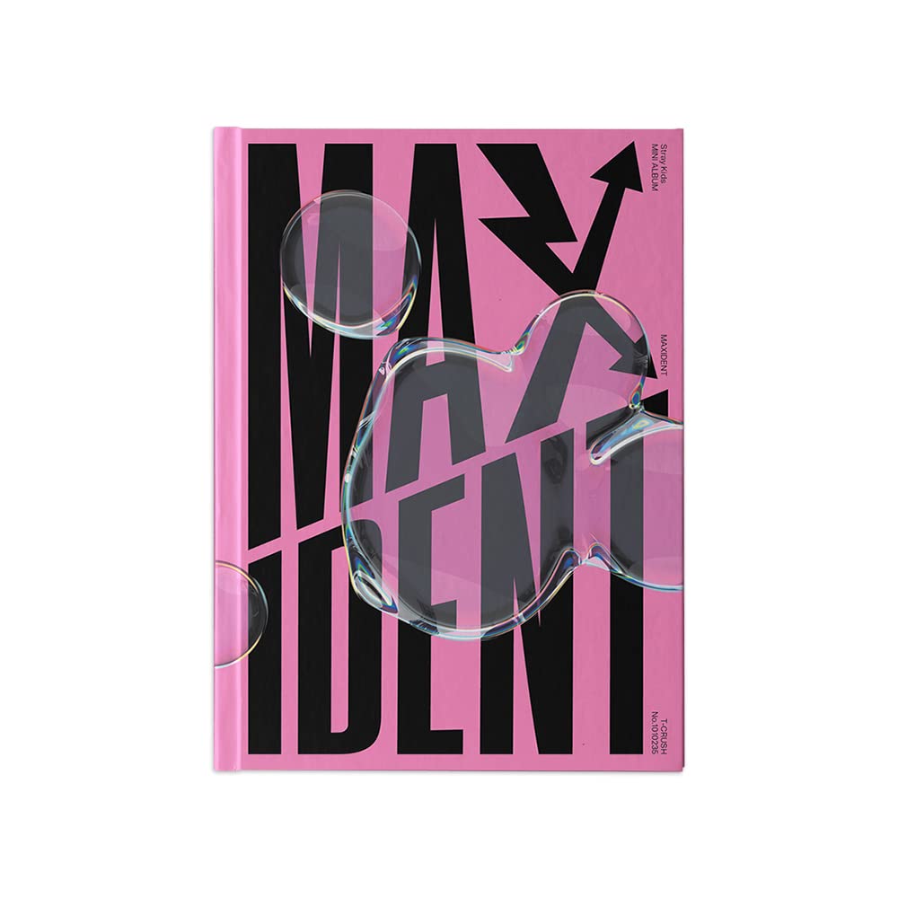 Dreamus Stray Kids MAXIDENT T-Crush Ver cover; eye-catching centerpiece for fan shelves.