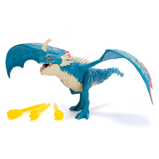 DreamWorks Dragons Deadly Nadder front view figure for immersive pretend battles.