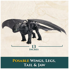 DreamWorks Night Fury is a 13-inch figure ideal for display and play.
