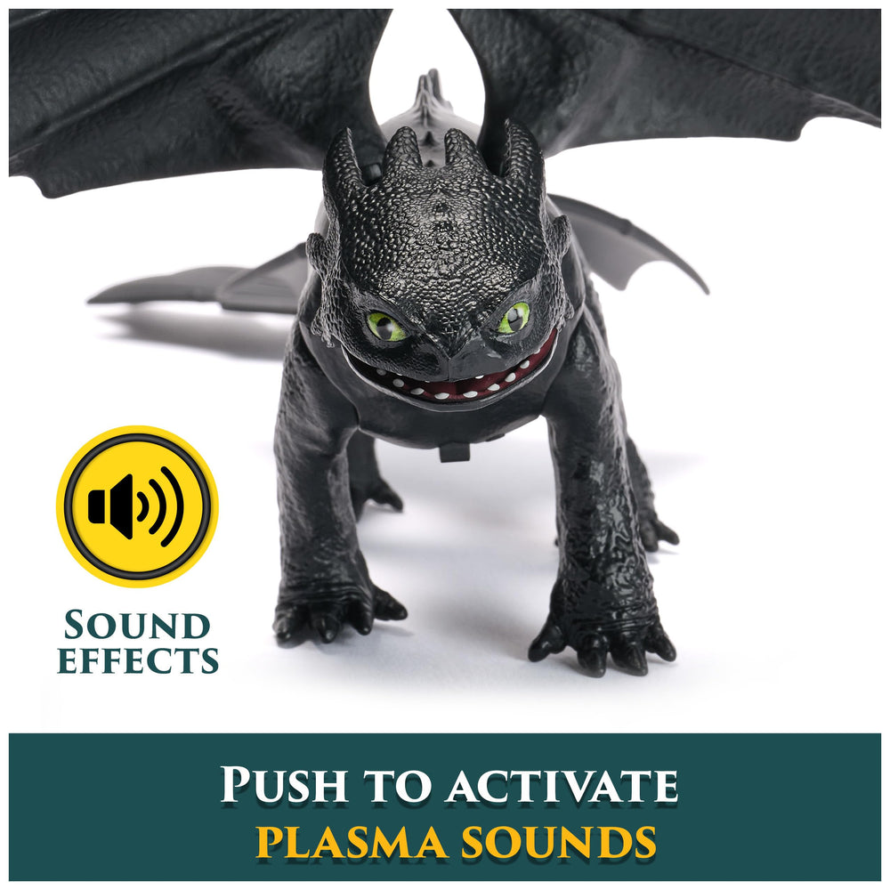 Night Fury hind-leg flight sounds help simulate takeoffs during play.