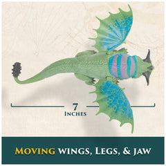 DreamWorks Dragons Rumblehorn close-up showcasing movie-inspired sculpting details.