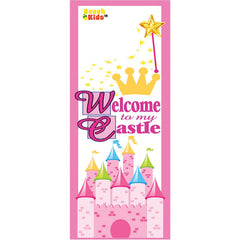DreamWorks Gabby’s Dollhouse Beach Kids door hanger adds festive décor to shelves.