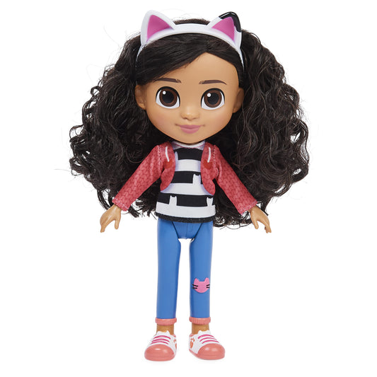 DreamWorks Gabby’s Dollhouse Gabby Girl doll with classic outfit for imaginative play.