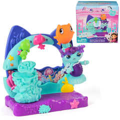 DreamWorks Gabby's Dollhouse Mercat Aquarium Balcony playscape for imaginative adventures.