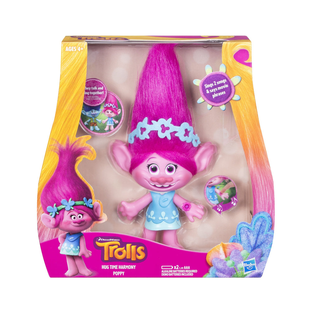 Soft plush hair detail enhances tactile play during storytime