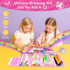 DreamyCandy scented glitter gel pens add sparkle for playful illustrations.