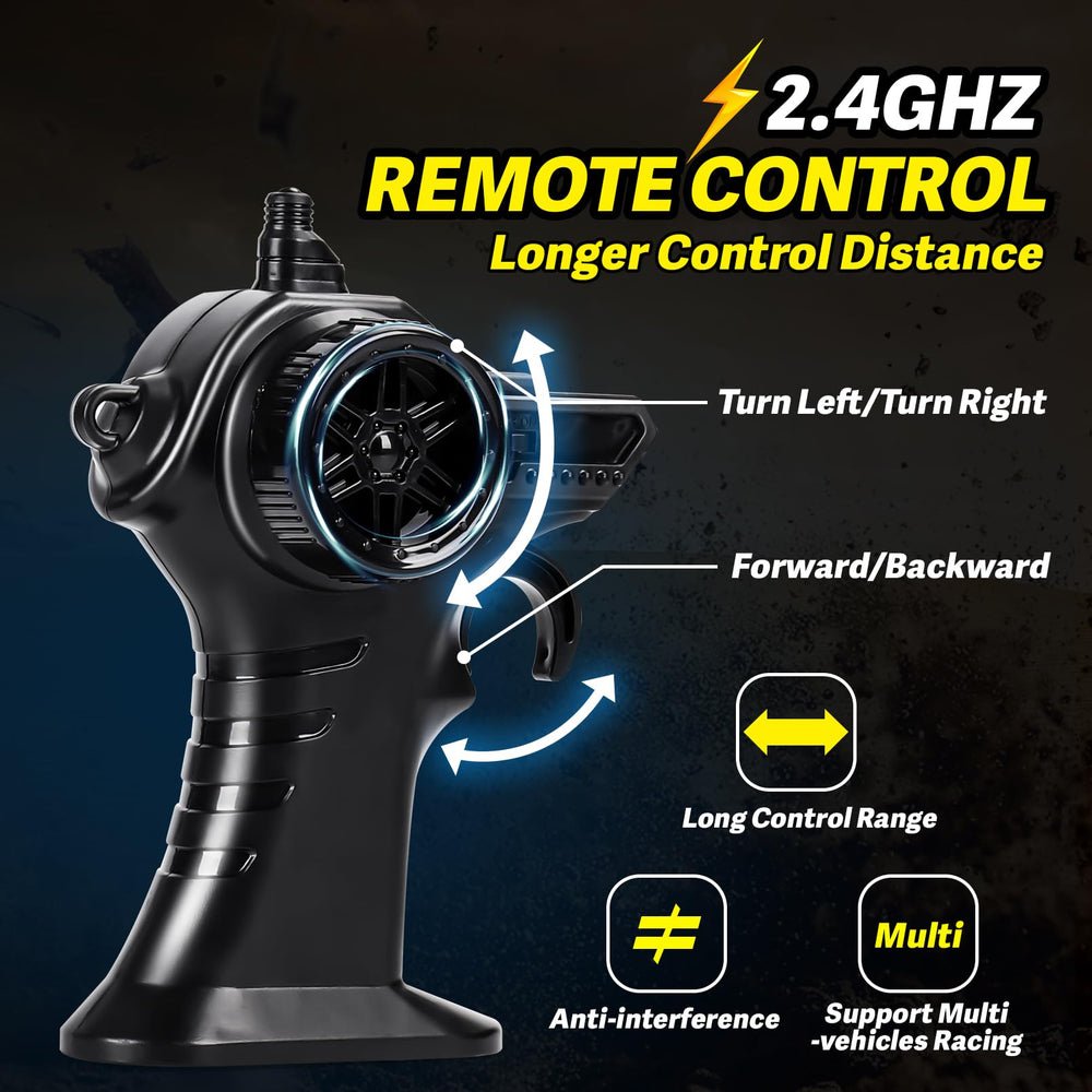 Drefirsa RC monster truck 2.4GHz remote control for stable handling