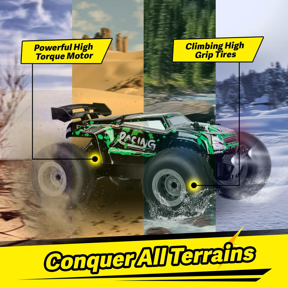 Drefirsa RC monster truck big tires for all-terrain grip