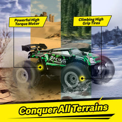 Drefirsa RC monster truck big tires for all-terrain grip