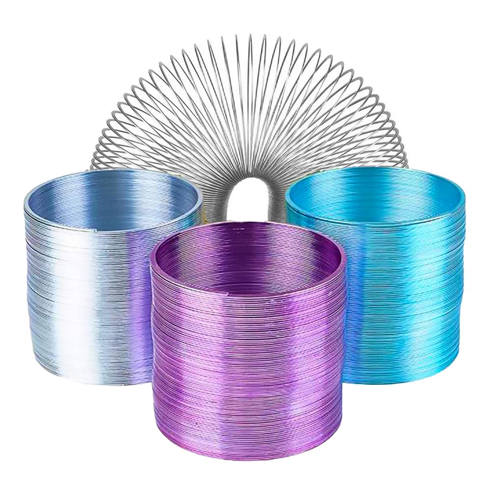 The Dreidel Company blue 60mm coil spring for lively desk toys and prizes