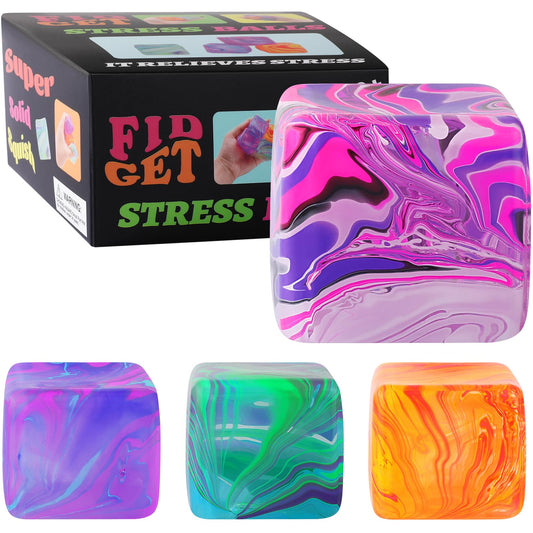 Drephere mini squishy stress cube in pink helps with portable focus and calm moments.