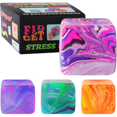 Drephere mini squishy stress cube in pink helps with portable focus and calm moments.