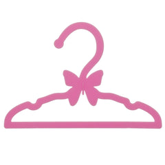 Close-up of Dress Along Dolly butterfly hanger showing delicate details.