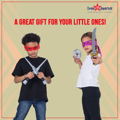 Dress Up America ninja sticks complete the gripping weapon set.