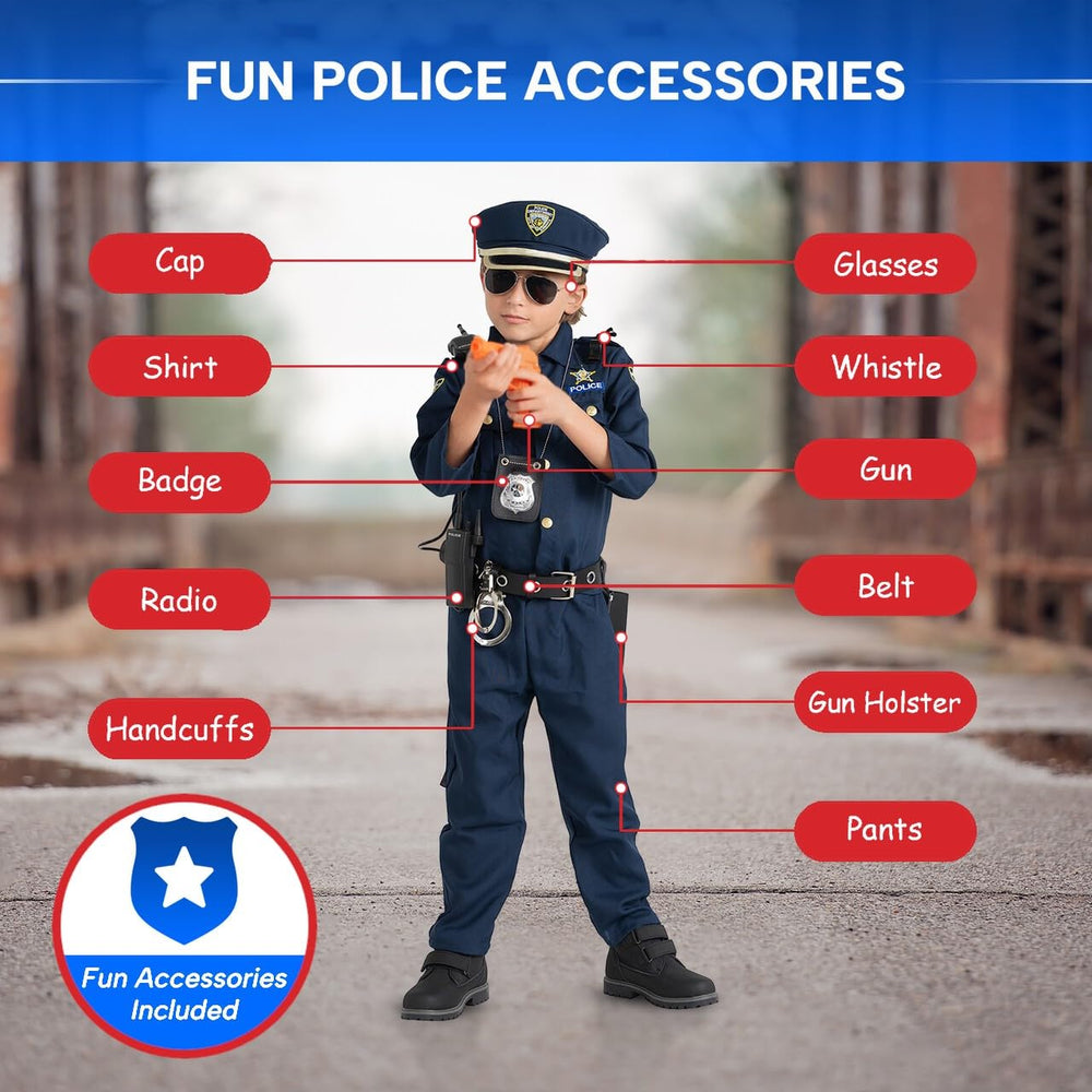 Dress Up America police whistle enhances interactive pretend games