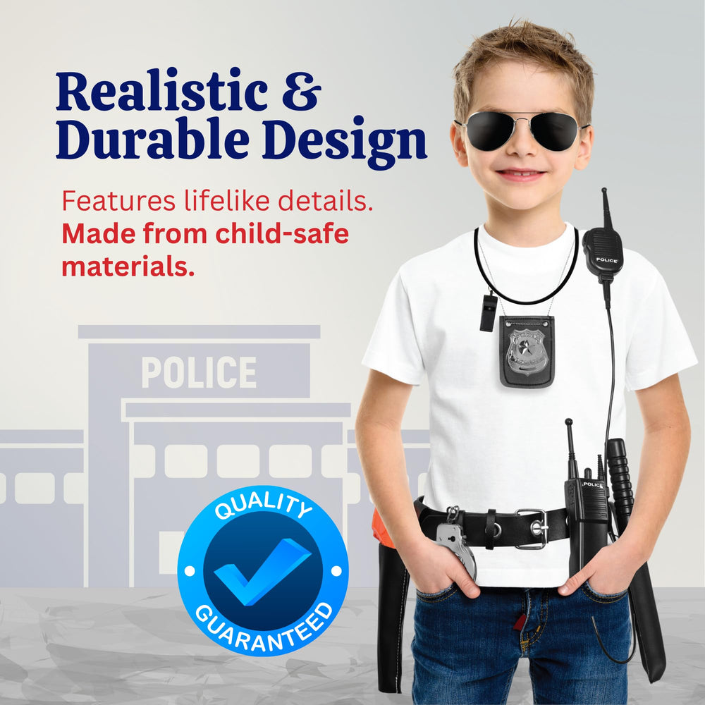 Dress Up America police gun and holster for safe indoor role play
