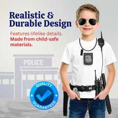 Dress Up America police gun and holster for safe indoor role play