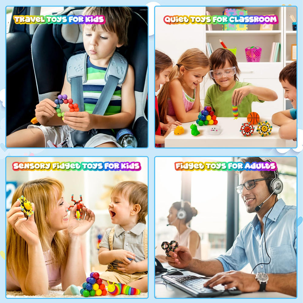 Dr.Kbder stretchy strings encourage tactile engagement and quiet play.