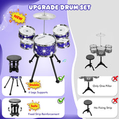 Drmukie foam-tipped drumsticks protect small hands during play