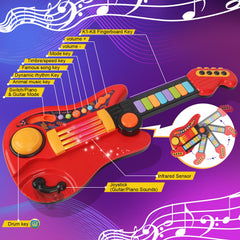 Drmukie kids guitar toy offers 20+ songs and two rhythms for creative sessions.