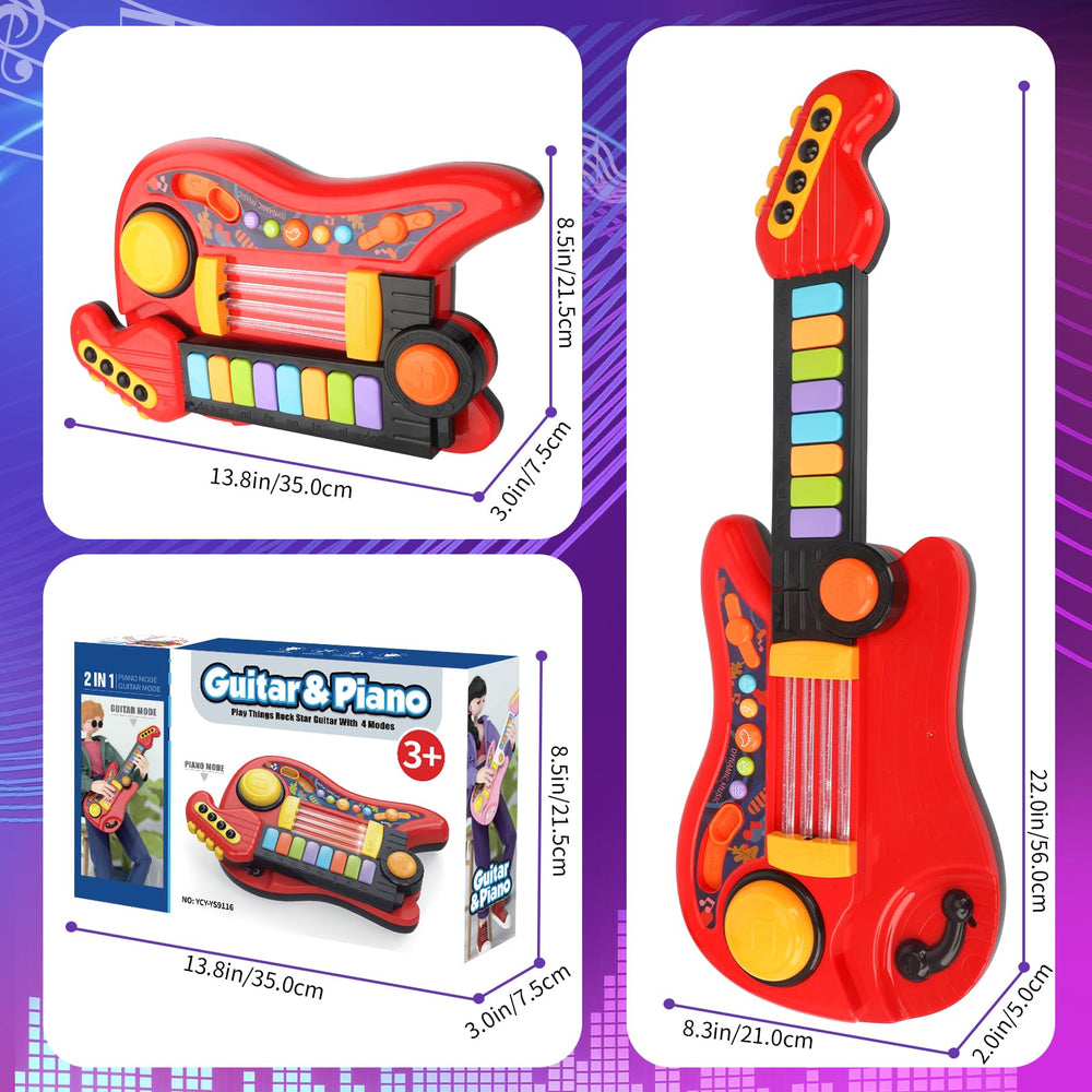 Drmukie kids guitar toy supports family music time and bonding.
