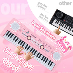 Drmukie pink kid-friendly microphone toy for singing along.