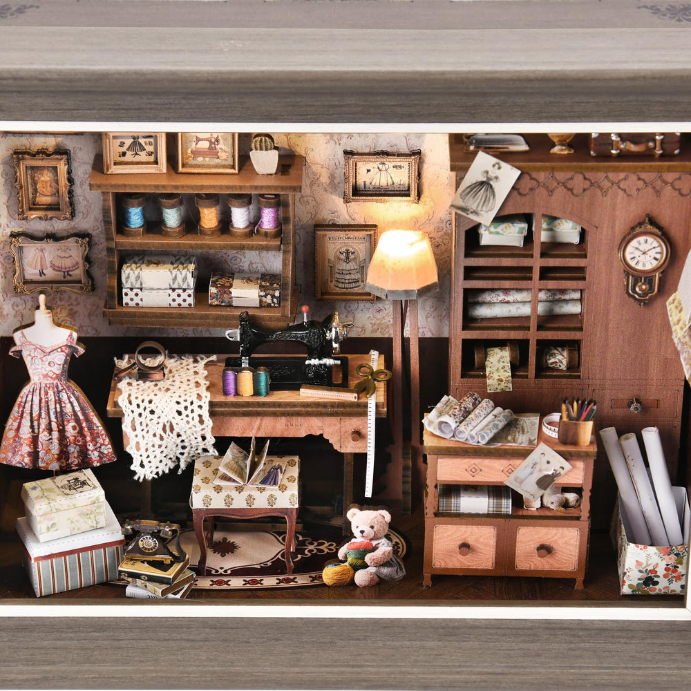 DROICC Book Nook Kit detailed diorama invites cozy shelf decor ideas