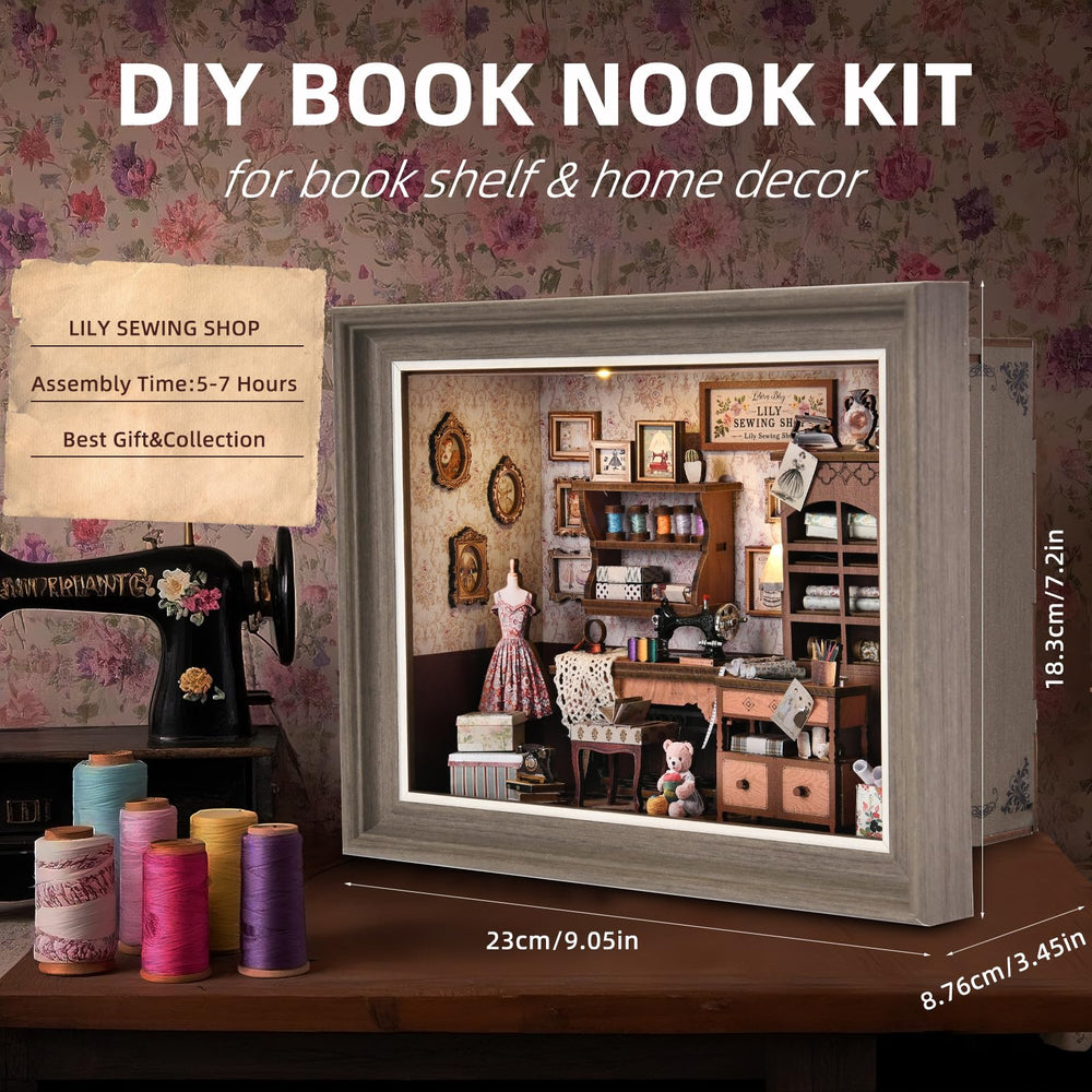 DROICC Book Nook Kit fashion sketches spark miniature studio imagination