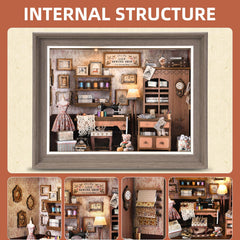DROICC Book Nook Kit tiny fabric pieces boost realism in display
